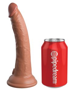 King Cock Elite Comfy Silicone Body Dock Kit With Dildo Tan/Black