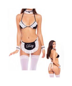 Rene Rofe At Your Service 6-Piece Maid Costume Set O/S