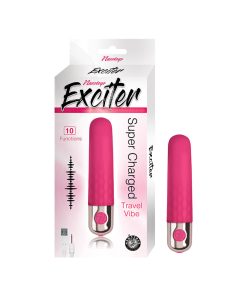 Exciter Travel Vibe Rechargeable Silicone Pink