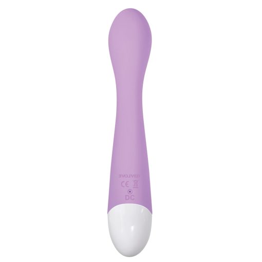 Evolved Pleasing Petal Rechargeable Silicone Flicking Dual Stimulator Light Purple - Image 5