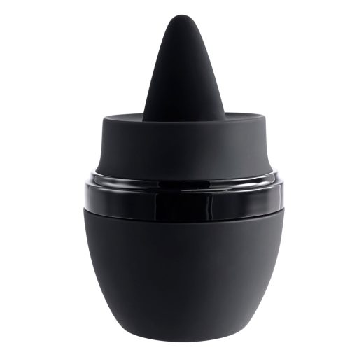 Evolved Tongue Tied Rechargeable Flicking Silicone Tongue Vibrator Black - Image 5