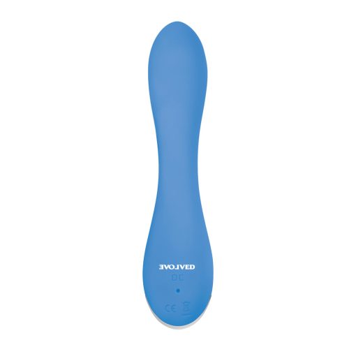 Evolved Blue Crush Rechargeable Silicone G-Spot Vibrator Blue - Image 3