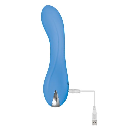 Evolved Blue Crush Rechargeable Silicone G-Spot Vibrator Blue - Image 8