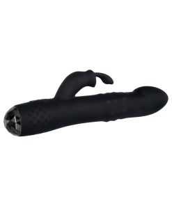 Evolved Bodacious Bunny Rechargeable Silicone Rabbit Vibrator Black
