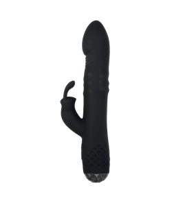 Evolved Bodacious Bunny Rechargeable Silicone Rabbit Vibrator Black