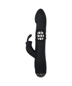Evolved Bodacious Bunny Rechargeable Silicone Rabbit Vibrator Black