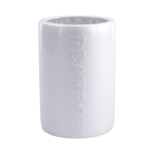 Playboy Spin Doctor Rechargeable Spinning Stroker Tpe Sleeve White