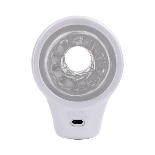 Playboy Spin Doctor Rechargeable Spinning Stroker Tpe Sleeve White - Image 6