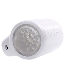 Playboy Spin Doctor Rechargeable Spinning Stroker Tpe Sleeve White