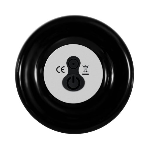 Adam & Eve Rear Rocker Rechargeable Vibrating Glass Anal Plug Black - Image 3