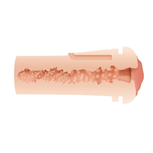 Zero Tolerance Pop On The Go Realistic Vagina Stroker Beige - Image 9