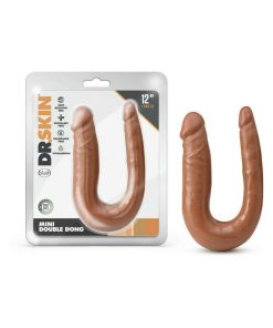 Dr. Skin Mini Double Dong Realistic 12 In. Dual-Ended Dildo Tan