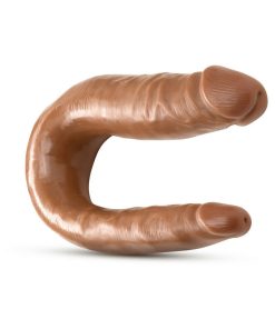 Dr. Skin Mini Double Dong Realistic 12 In. Dual-Ended Dildo Tan