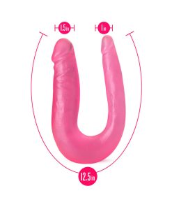 B Yours Sweet Double Dildo 12.5 In. Pink