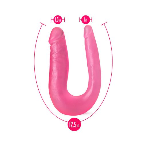B Yours Sweet Double Dildo 12.5 In. Pink - Image 5