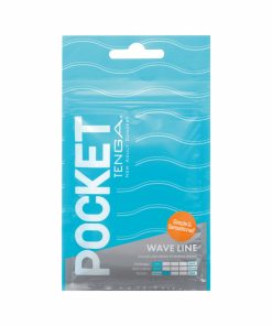 Tenga Pocket Masturbator Sleeve Wavy Line