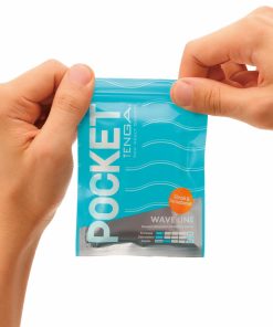 Tenga Pocket Masturbator Sleeve Wavy Line