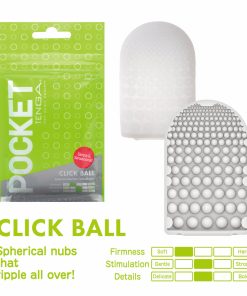 Tenga Pocket Masturbator Sleeve Click Ball