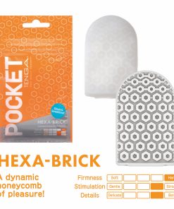 Tenga Pocket Masturbator Sleeve Hexa Brick