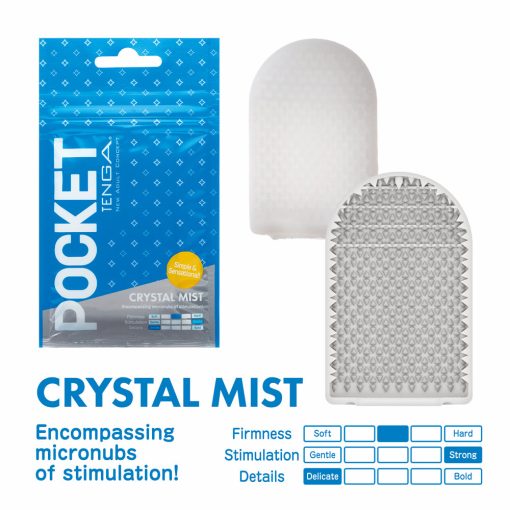 Tenga Pocket Maturbastor Sleeve Crystal Mist - Image 3