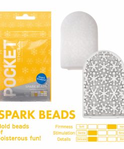 Tenga Pocket Masturbator Sleeve Spark Beads