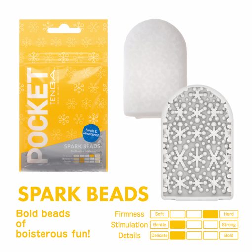 Tenga Pocket Masturbator Sleeve Spark Beads - Image 3