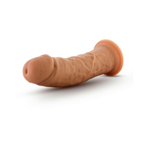 Dr. Skin Glide Realistic 8 In. Self-Lubricating Dildo Tan - Image 4