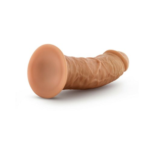 Dr. Skin Glide Realistic 8 In. Self-Lubricating Dildo Tan - Image 5