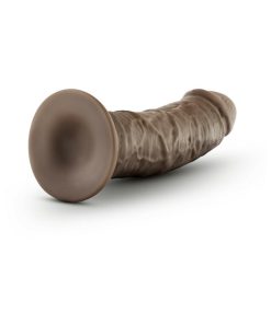 Dr. Skin Glide Realistic 8 In. Self-Lubricating Dildo Brown