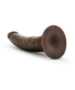 Dr. Skin Glide Realistic 7.5 In. Self-Lubricating Dildo Brown