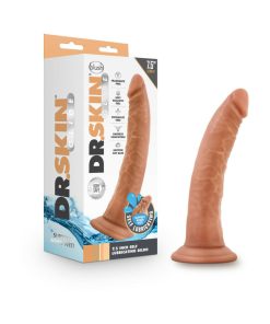 Dr. Skin Glide Realistic 7.5 In. Self-Lubricating Dildo Tan