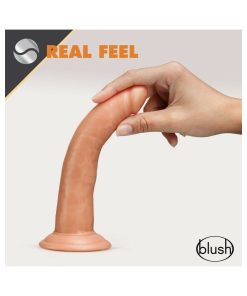 Dr. Skin Glide Realistic 7.5 In. Self-Lubricating Dildo Tan