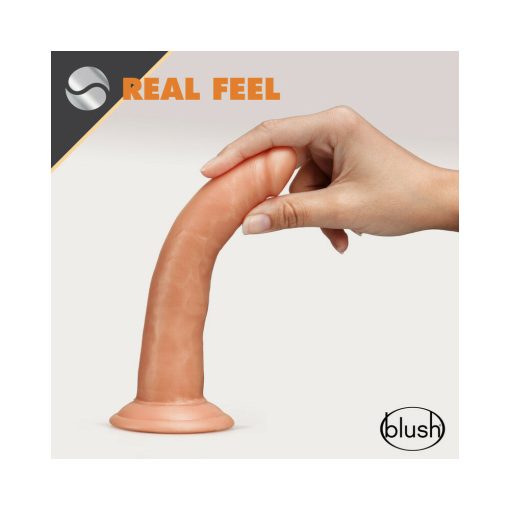 Dr. Skin Glide Realistic 7.5 In. Self-Lubricating Dildo Tan - Image 3