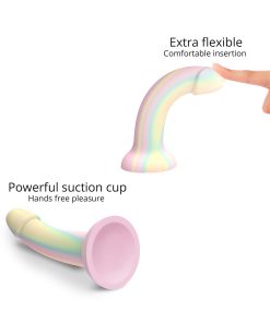 Love To Love Dildolls Fantasia Glow-In-The-Dark 7 In. Silicone Dildo Pastels