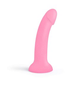Love To Love Dildolls Glitzy 7 In. Silicone Dildo Pink Glitter