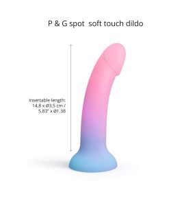 Love To Love Dildolls Utopia 7 In. Silicone Dildo Gradient Pastels