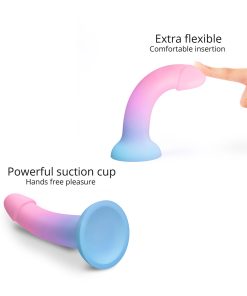 Love To Love Dildolls Utopia 7 In. Silicone Dildo Gradient Pastels