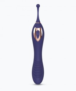 Love To Love O Mega Silicone Multi-Function Vibrator And Clitoral Stimulator Midnight Indigo