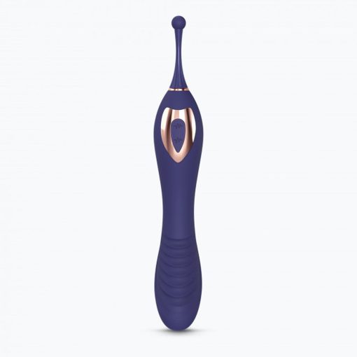 Love To Love O Mega Silicone Multi-Function Vibrator And Clitoral Stimulator Midnight Indigo - Image 2