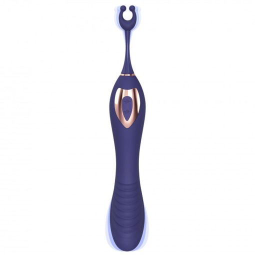 Love To Love O Mega Silicone Multi-Function Vibrator And Clitoral Stimulator Midnight Indigo - Image 7