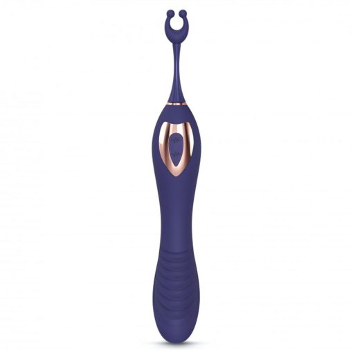 Love To Love O Mega Silicone Multi-Function Vibrator And Clitoral Stimulator Midnight Indigo - Image 11