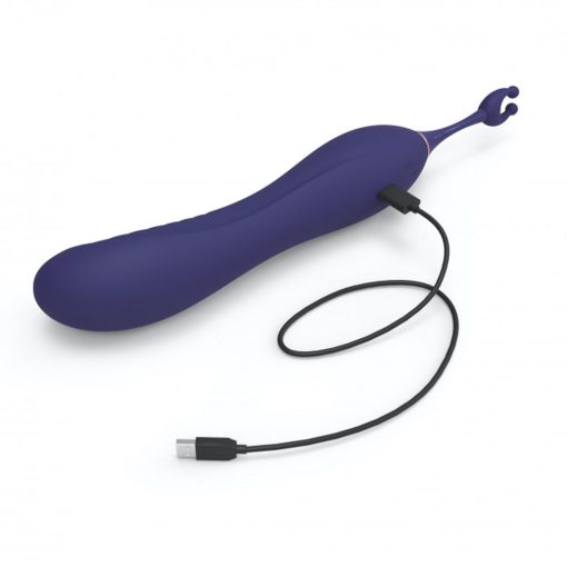 Love To Love O Mega Silicone Multi-Function Vibrator And Clitoral Stimulator Midnight Indigo - Image 12