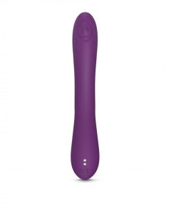 Love To Love Bunny & Clyde Rechargeable Tapping Rabbit Silicone Vibrator Purple Rain