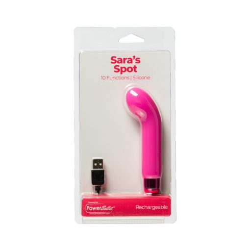 Sara'S Spot Rechargeable Bullet With Removable G-Spot Sleeve Pink