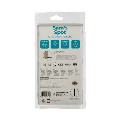 Sara'S Spot Rechargeable Bullet With Removable G-Spot Sleeve Teal - Image 7