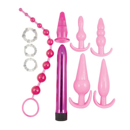 Pink Elite Collection Anal Play Kit Pink - Image 2