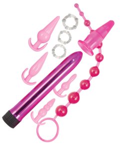 Pink Elite Collection Anal Play Kit Pink