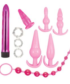 Pink Elite Collection Anal Play Kit Pink