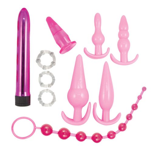 Pink Elite Collection Anal Play Kit Pink - Image 4