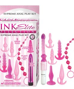 Pink Elite Collection Supreme Anal Play Kit Pink